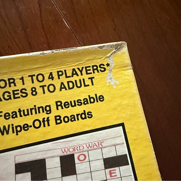 Vintage 1983 Whitman Word War Competitive Crossword Puzzle Board Game - Picture 8 of 9